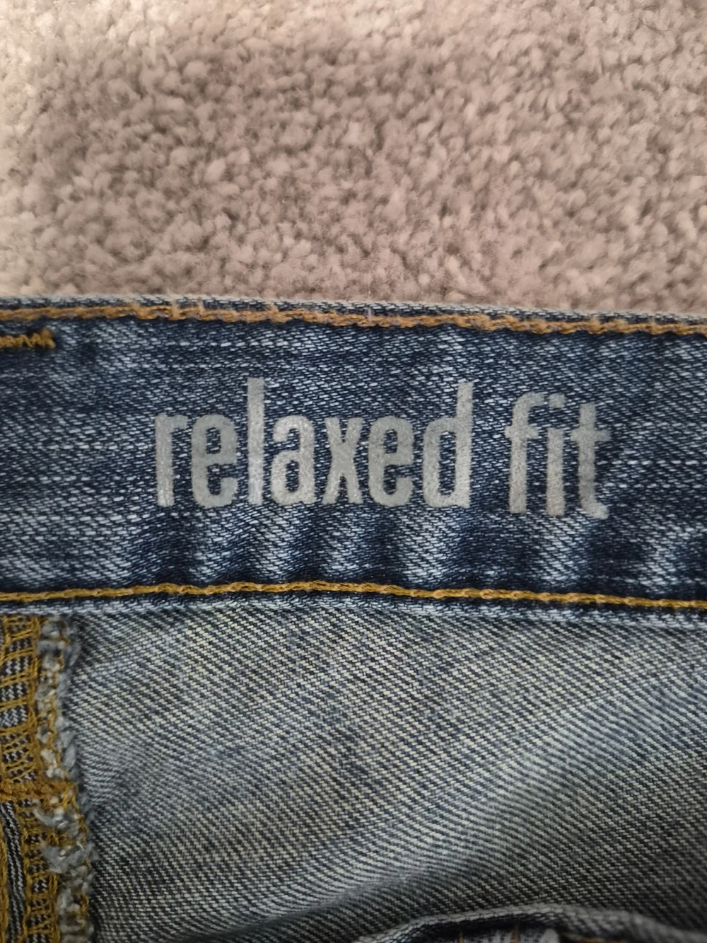 Carhartt Men's‎ Relaxed Straight-Leg Jeans - Blue Denim W44×L32